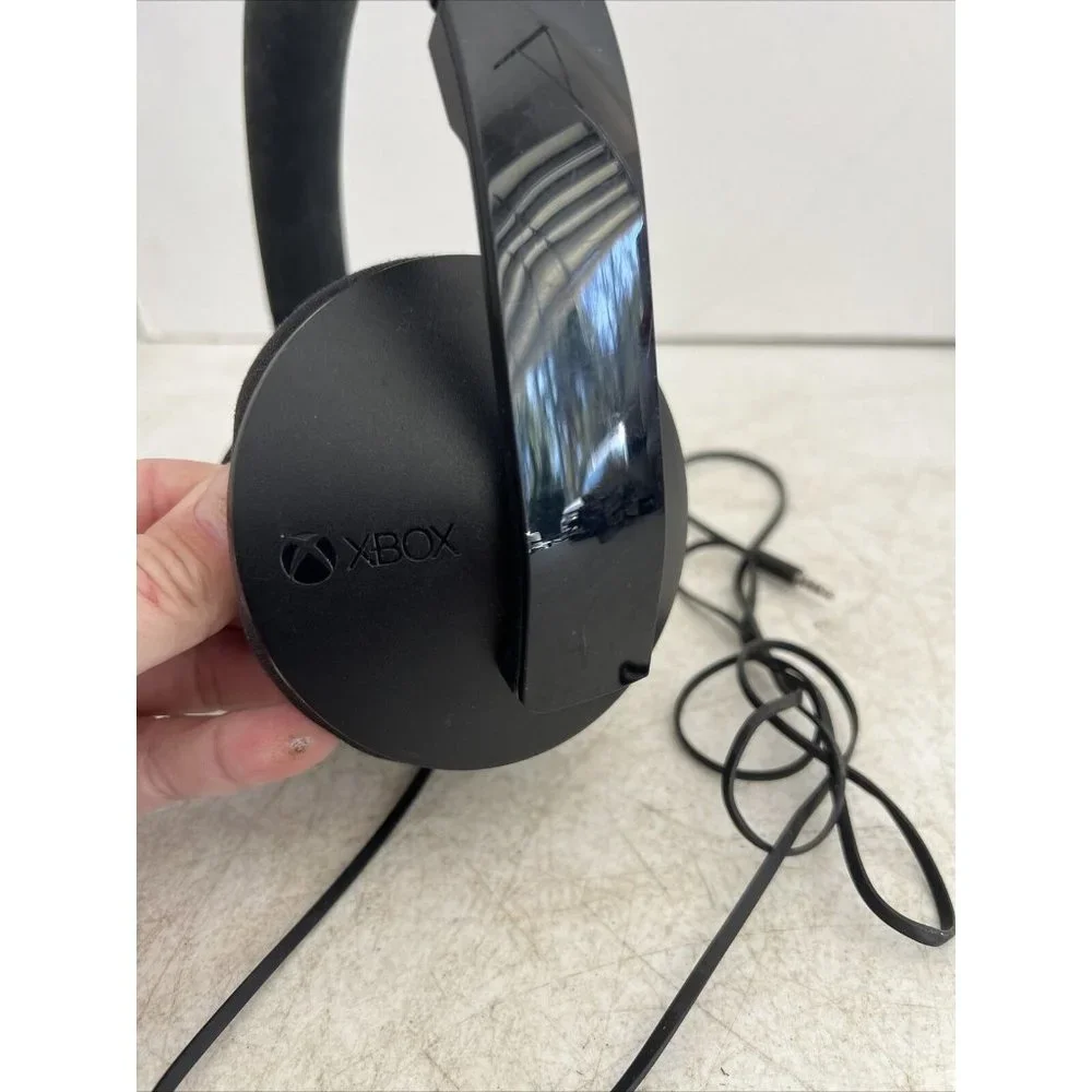 Microsoft Wired Headset 3.5mm Headphones Xbox Windows Black